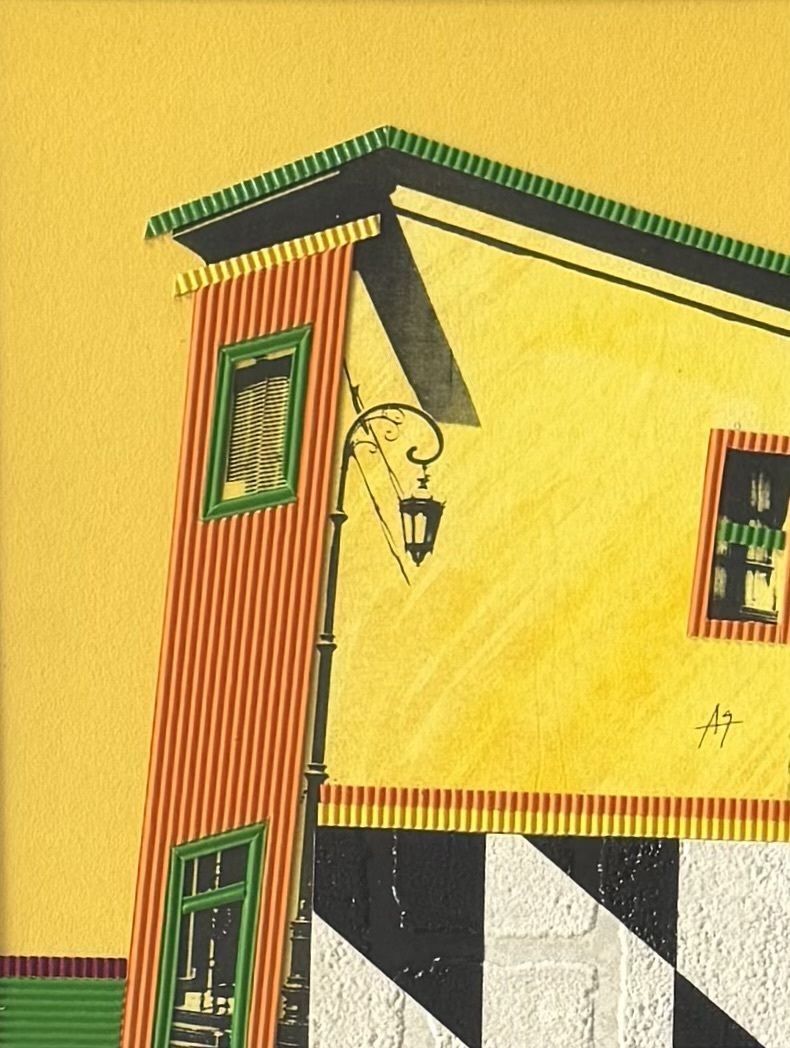 Daniel Horacio Aguirre (1950 2021), Trio Of Mixed Media Architectural Studies, Circa 1990 photo vintage