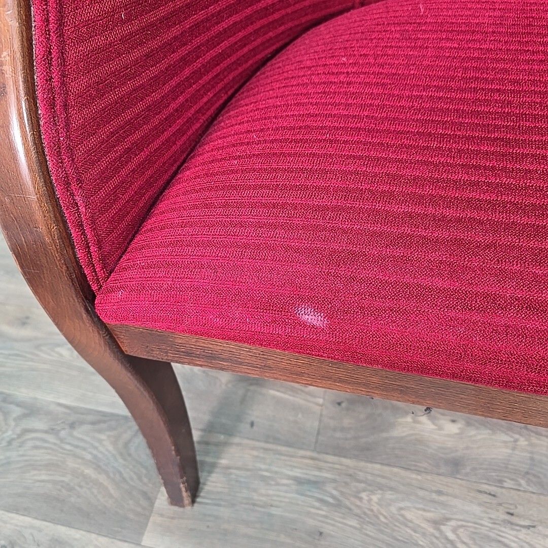 photo furniture Vintage Club Arm Chair Art Deco French Style Lounge Seat Antique Tub Retro