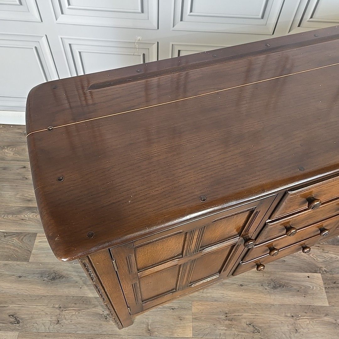Vintage Ercol Sideboard Old Colonial Dresser Model 282 Traditional Finish Elm photo 290.0