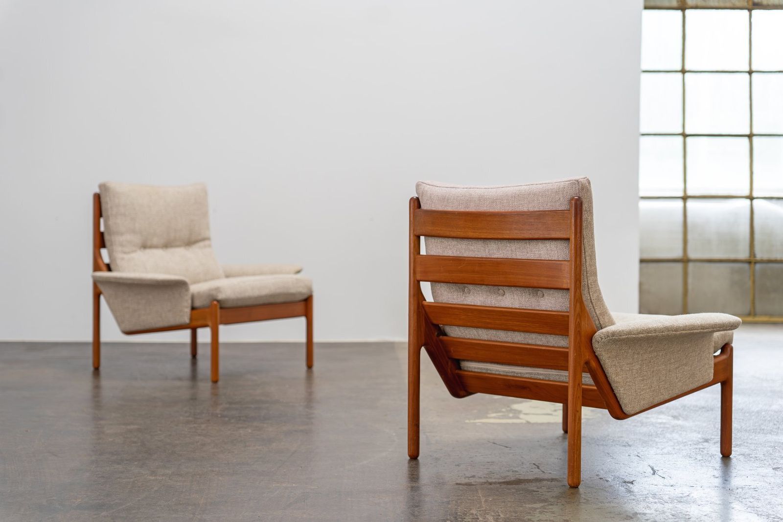 Lounge Chairs By Illum Wikkelsø For C F Christensen Silkeborg, 1970s, Set Of 2 photo Furniture