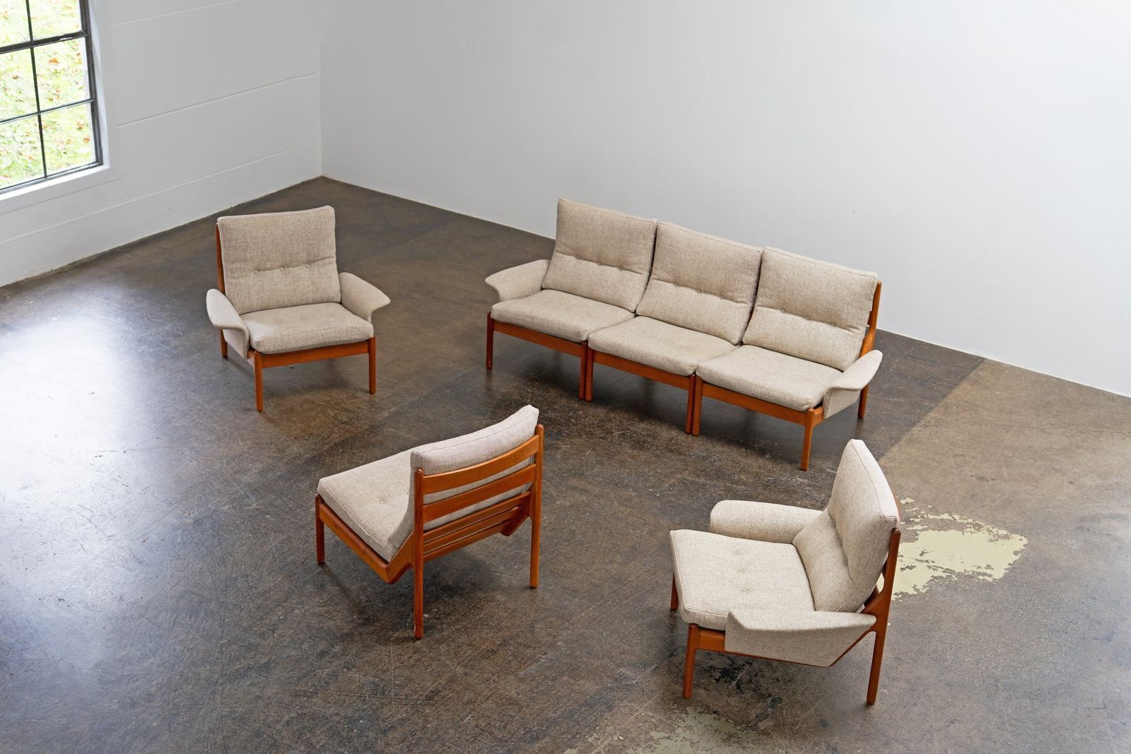 photo furniture Lounge Chairs By Illum Wikkelsø For C F Christensen Silkeborg, 1970s, Set Of 2