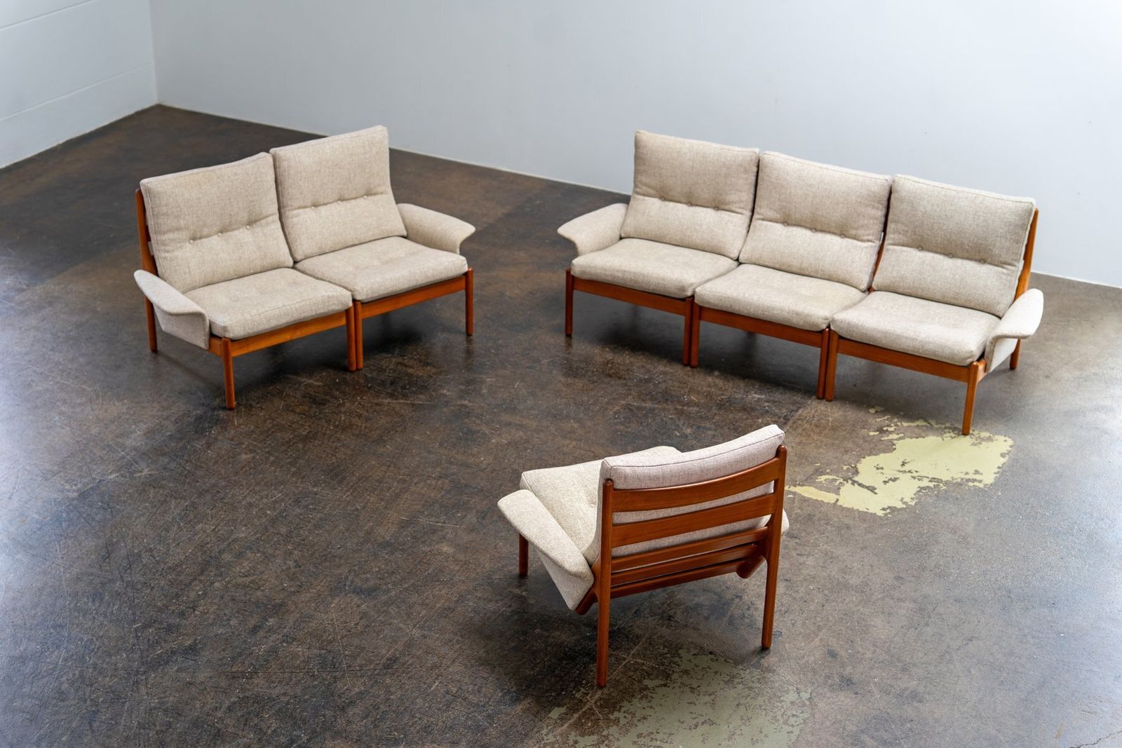 photo for sale Lounge Chairs By Illum Wikkelsø For C F Christensen Silkeborg, 1970s, Set Of 2