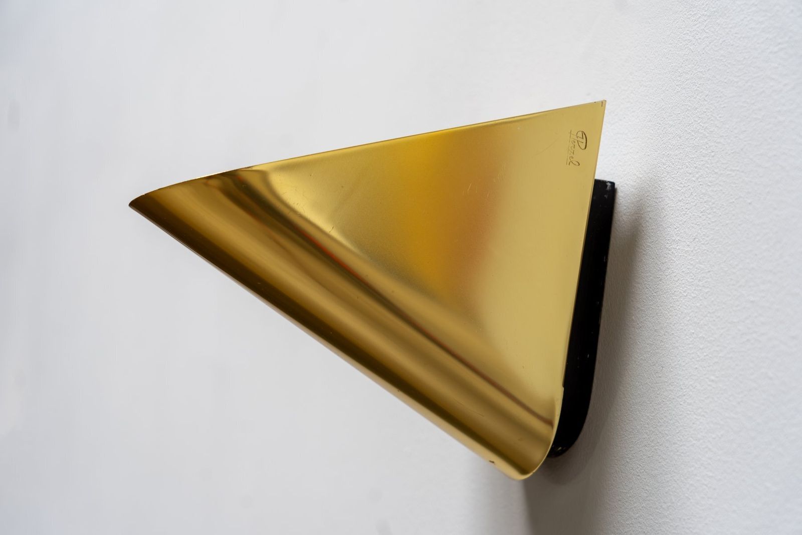 Brass Wall Sconces By Jean Perzel For Atelier Perzel, France, 1960s, Set Of 2 photo vintage