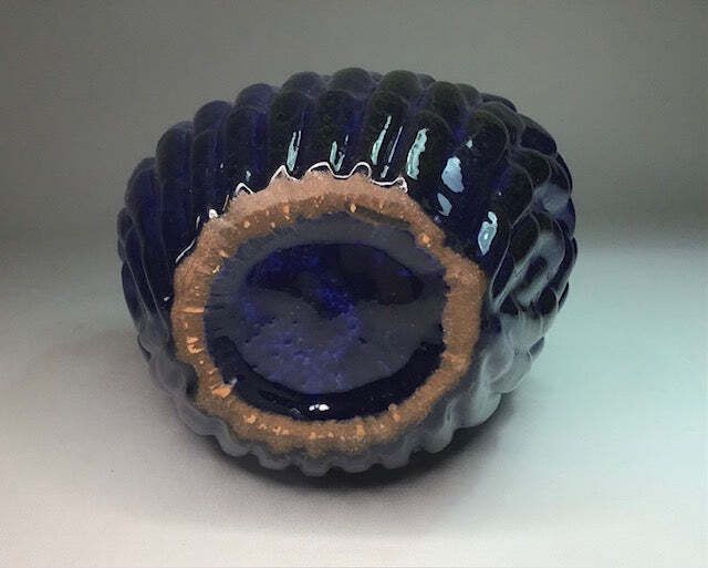 Vase, Upsala Ekeby, Earthenware. Label Marked, Vicke Lindstrand (Sweden, 1940s) photo 559.0
