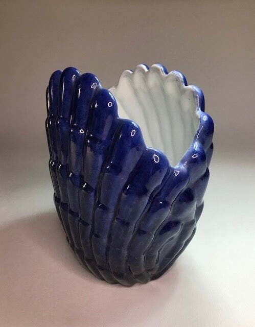 Vase, Upsala Ekeby, Earthenware. Label Marked, Vicke Lindstrand (Sweden, 1940s) photo vintage