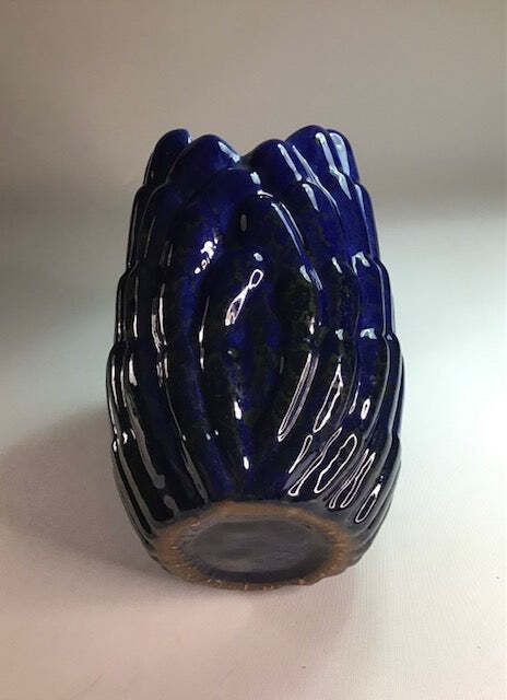 photo for sale Vase, Upsala Ekeby, Earthenware. Label Marked, Vicke Lindstrand (Sweden, 1940s)