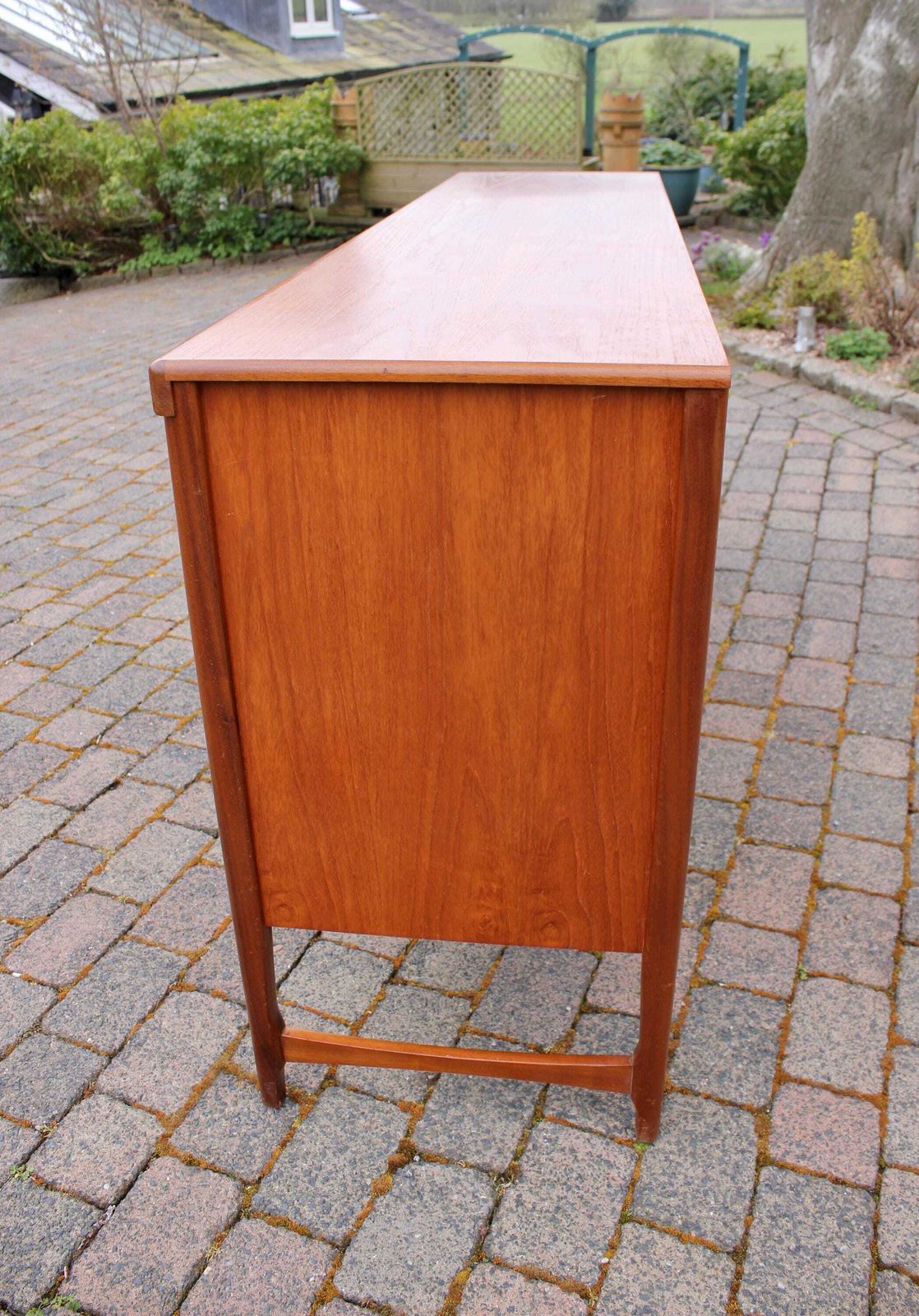 photo vintage Vintage Nathan Squares Teak Sideboard