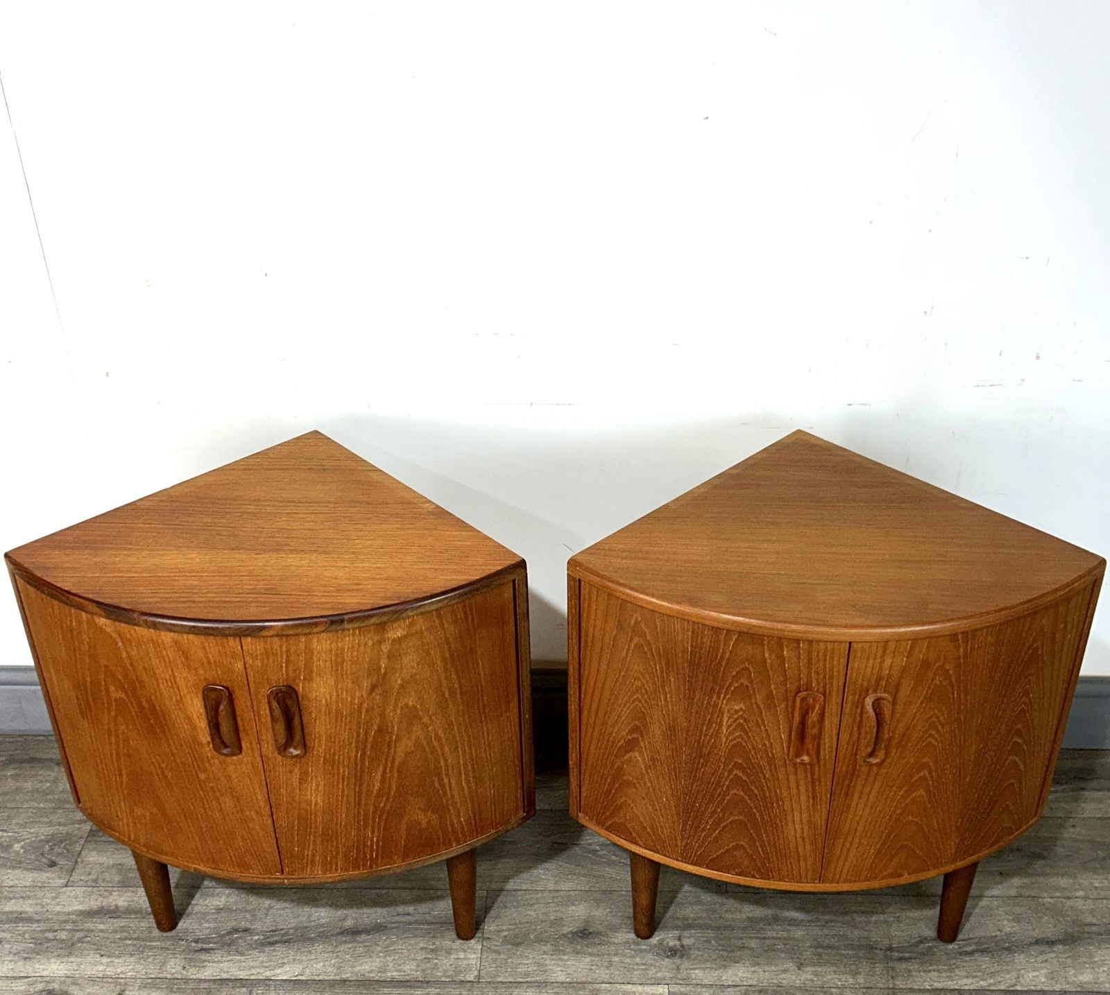 Stylish Mid Century Teak Bedside Cabinets G Plan Fresco On Legs 60's/70's photo for sale