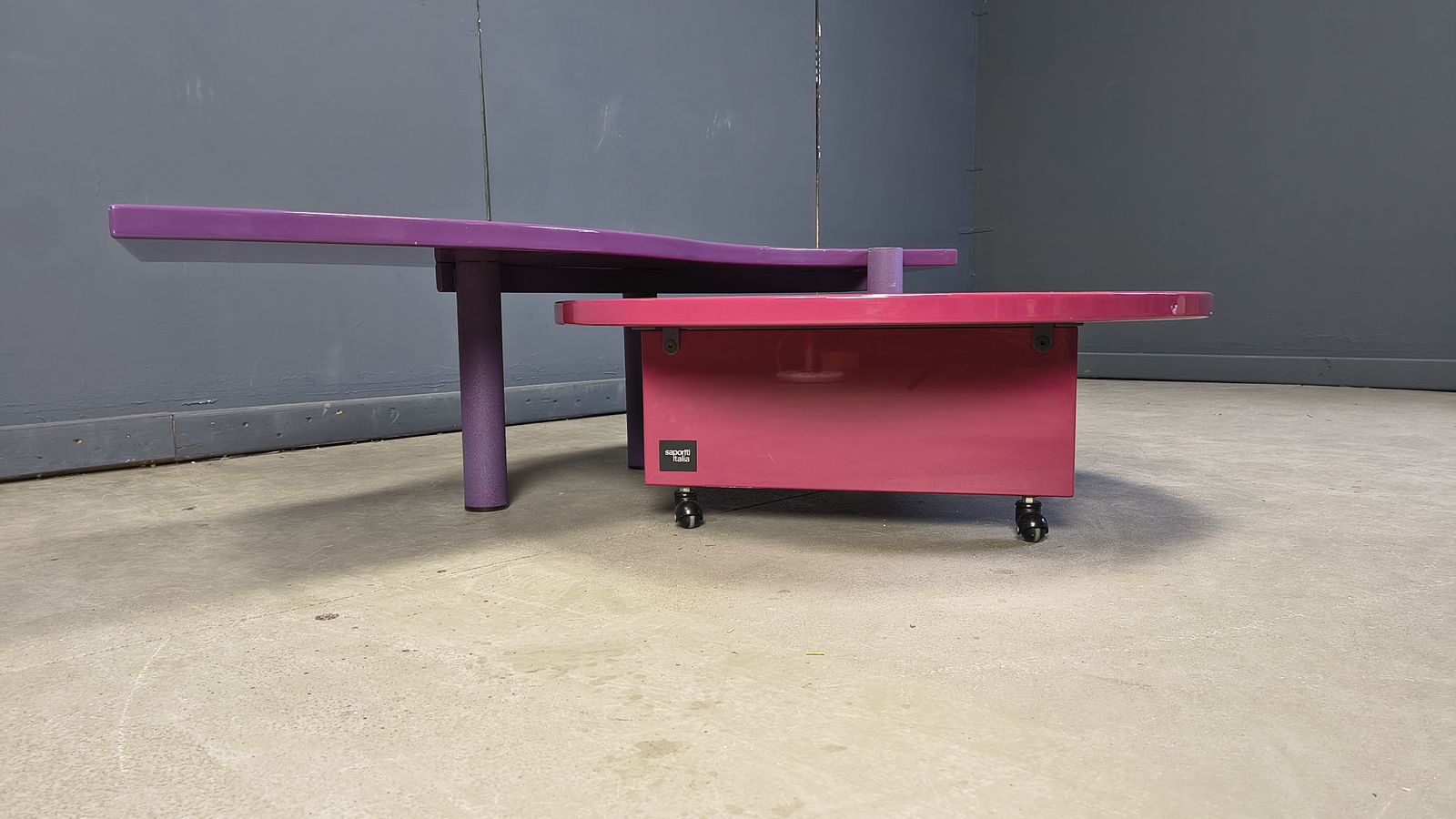 Maurizio Salvato Rotating Burlwood Coffee Table For Saporiti Italia, 1980s photo 1250.0