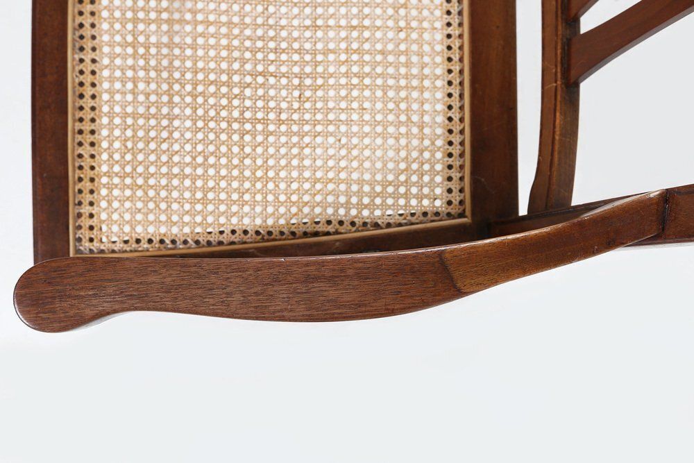Antique Armchair With Cane Seat, France, 1890 photo buy