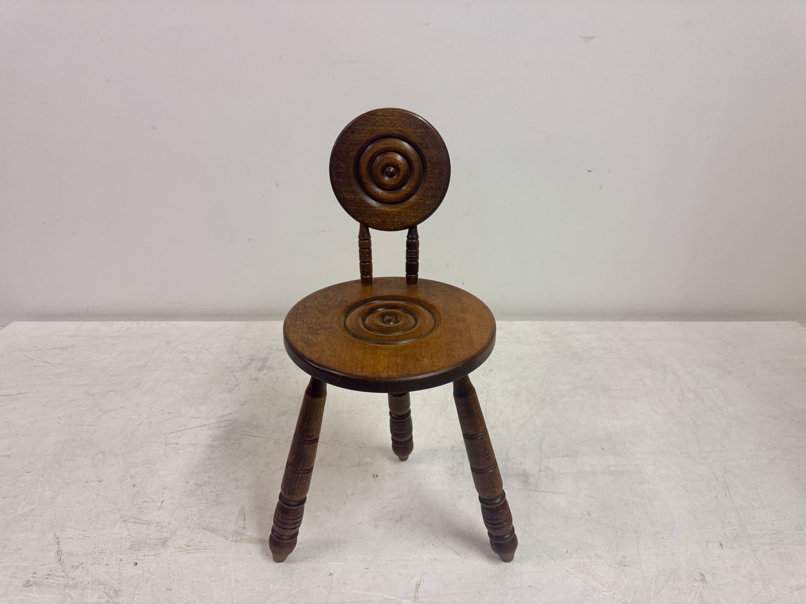 French Carved Oak Chair In The Style Of Charles Dudouyt photo for sale