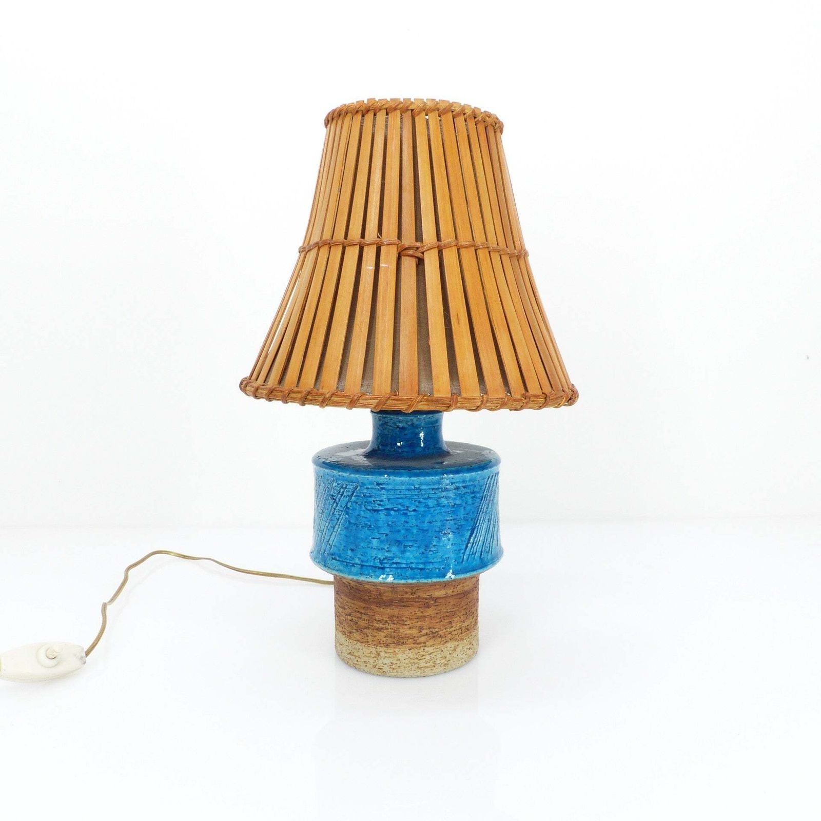 Scandinavian Ceramic Desk Or Bedside Lamp, Inger Persson For The Swedish Manufacturer Rörstrand, 1960