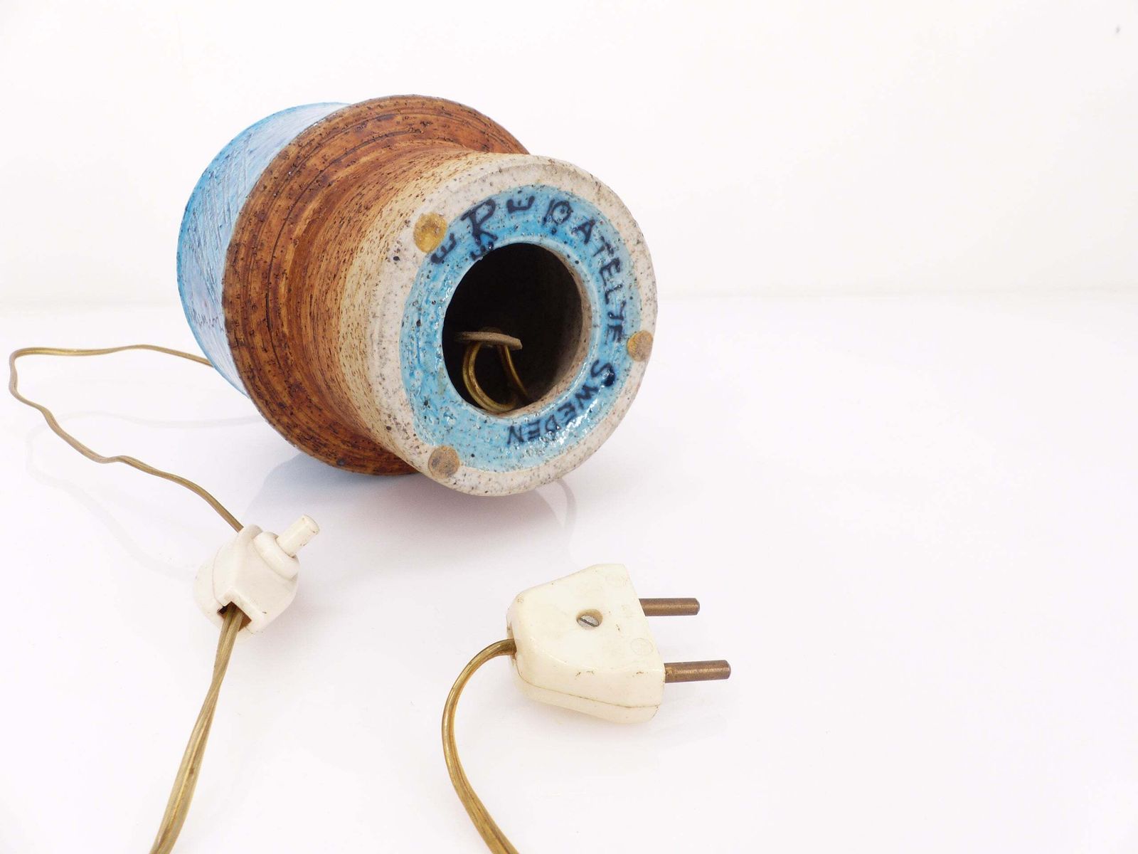 Scandinavian Ceramic Desk Or Bedside Lamp, Inger Persson For The Swedish Manufacturer Rörstrand, 1960 photo buy