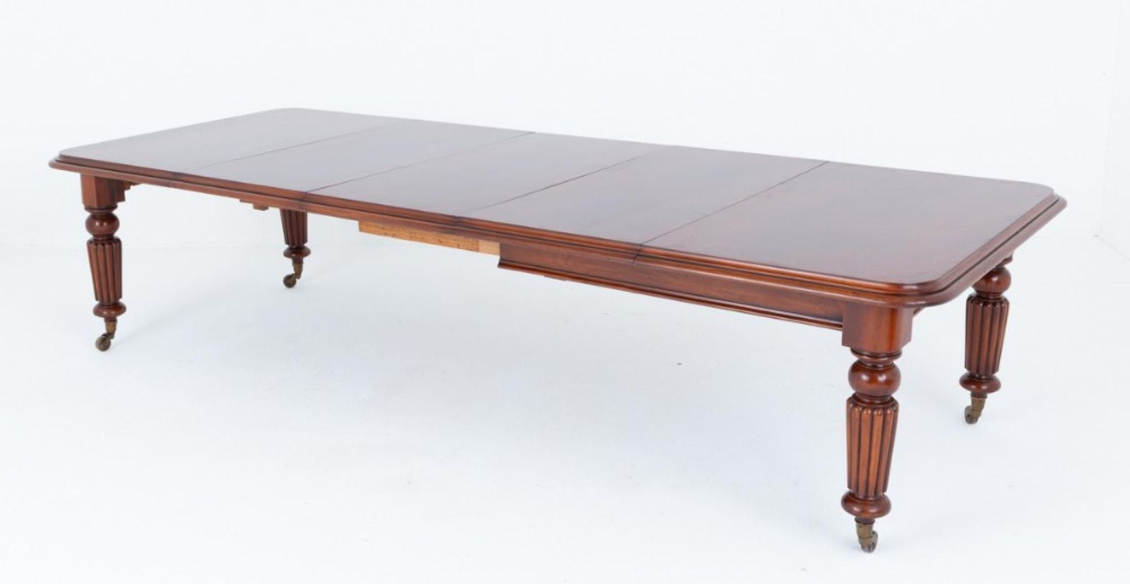 William IV Dining Table Mahogany Extending 14 Seater J Fitter