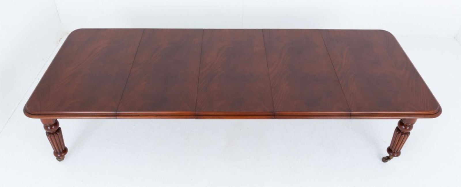 William IV Dining Table Mahogany Extending 14 Seater J Fitter photo furniture