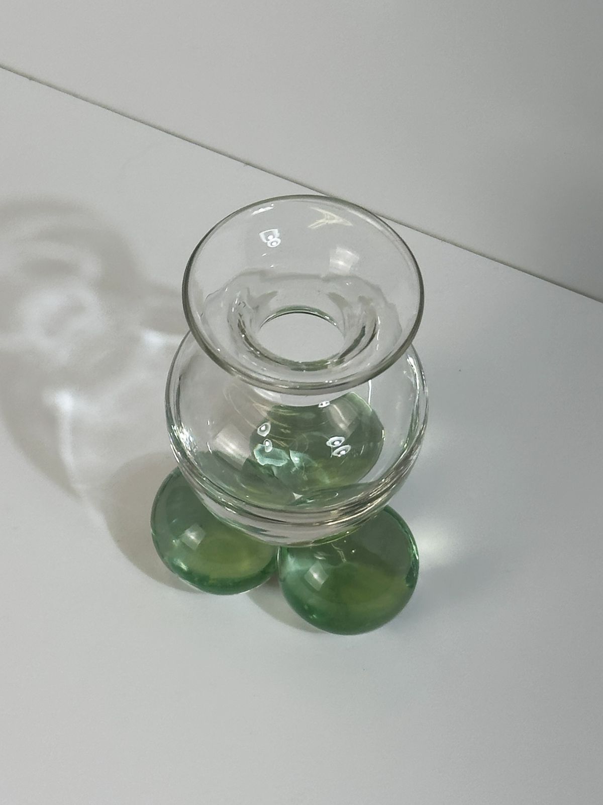 Harrach Soap Bubble Bud Vase, Antique Bohemian Czech Glass, Circa 1900 photo furniture