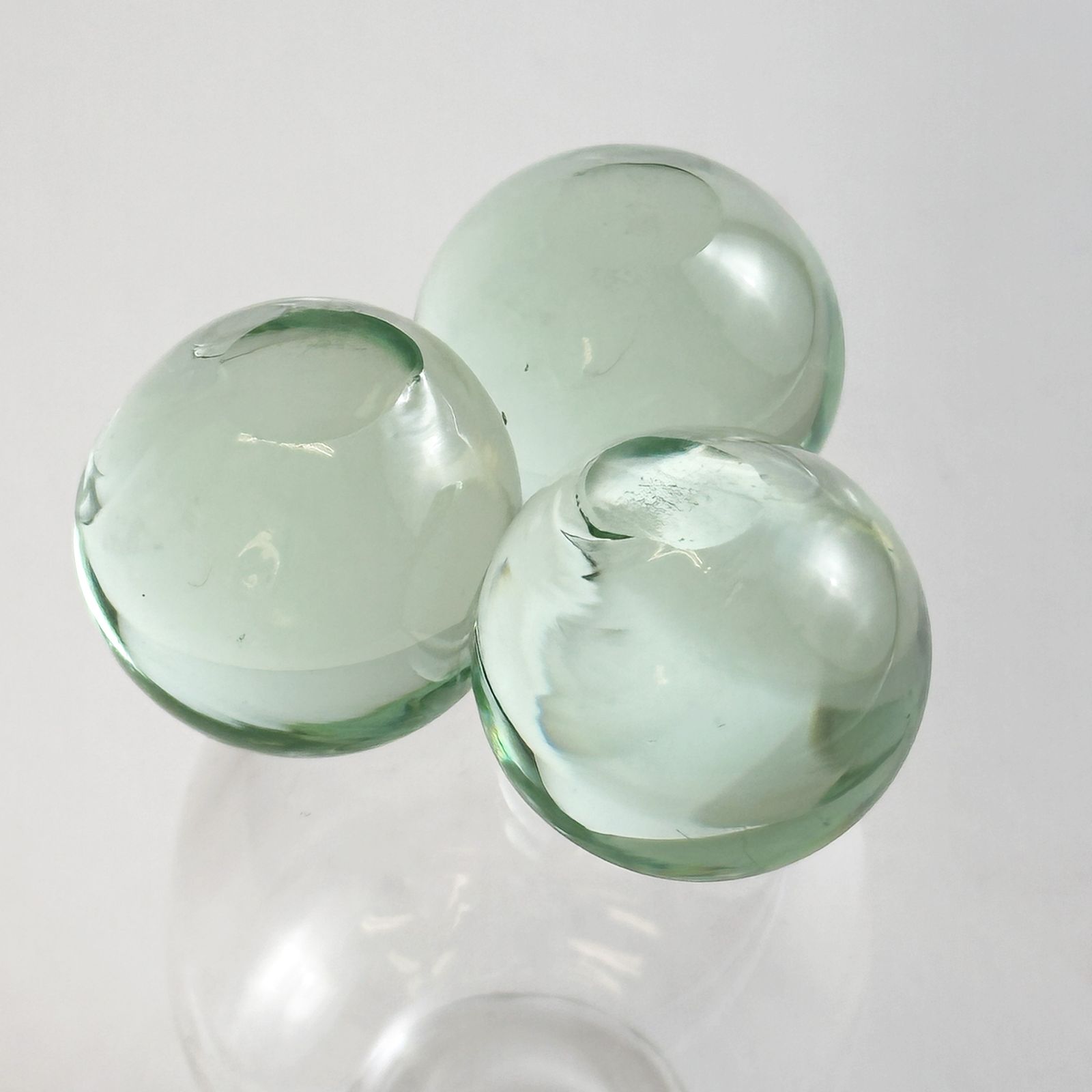 Harrach Soap Bubble Bud Vase, Antique Bohemian Czech Glass, Circa 1900 photo 295.0