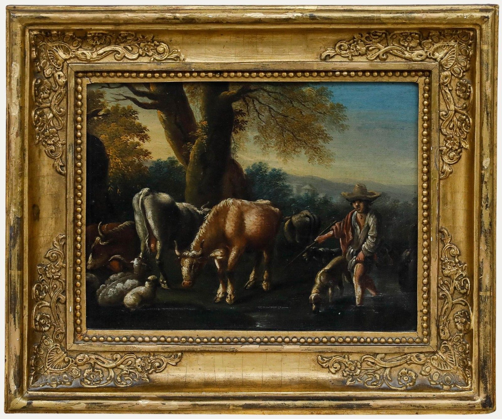 C.1700 Oil At The Watering Place