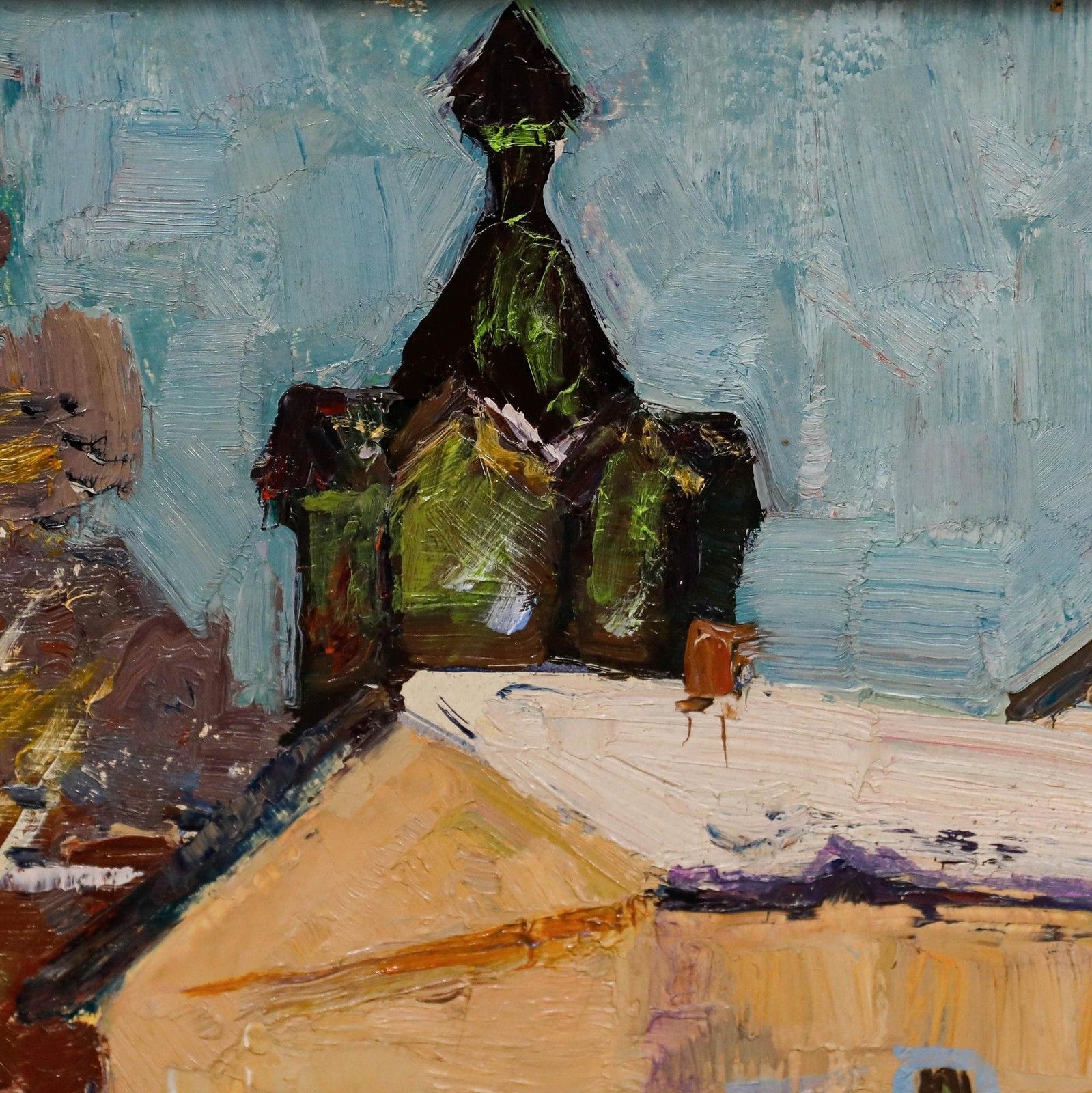 Vladimir Skriabin (1927 1989) Framed Mid 20th Century Oil, Winter Landscape photo 650.0