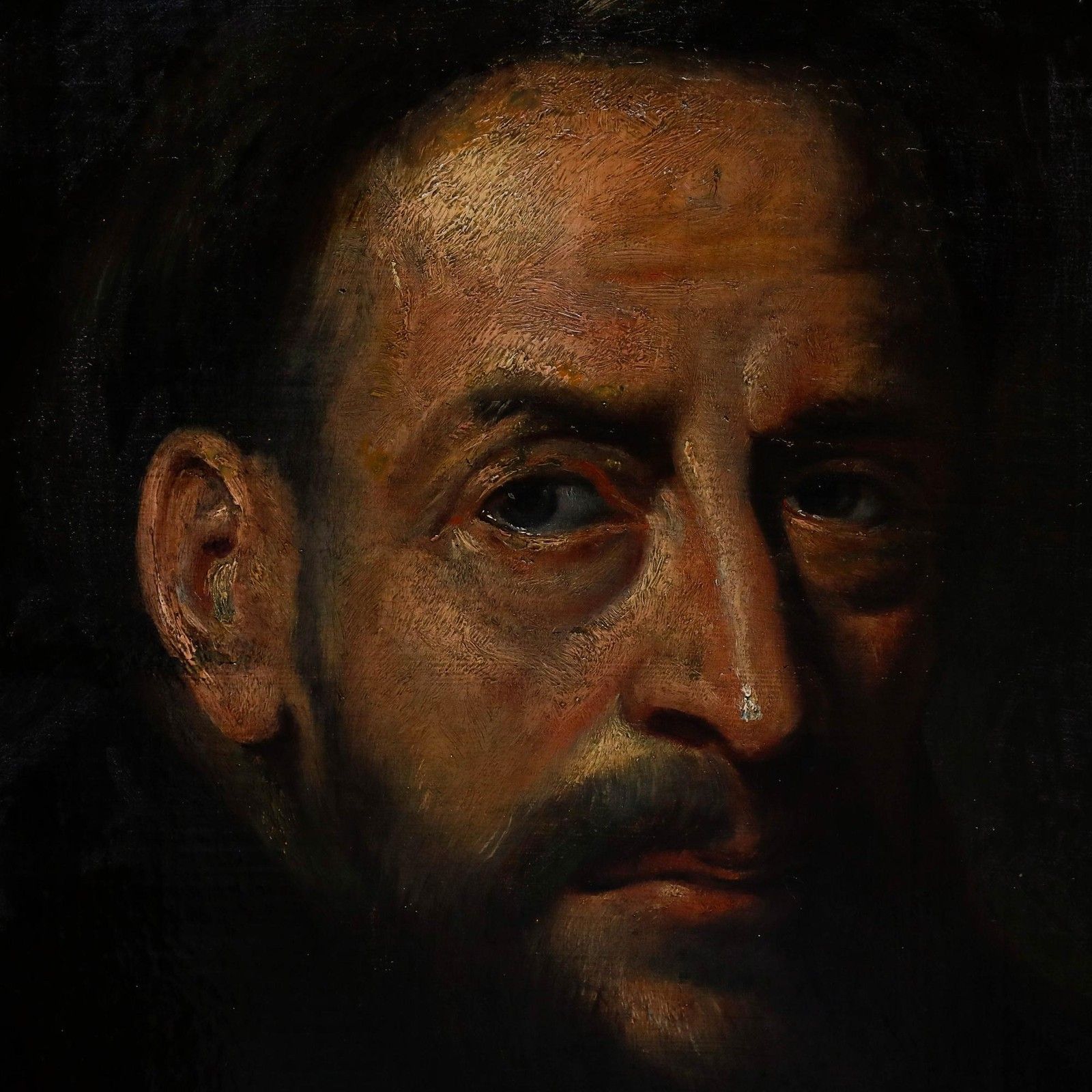 After Peter Paul Rubens 19th Century Oil, Portrait Of An Unknown Capuchin Monk photo vinterior