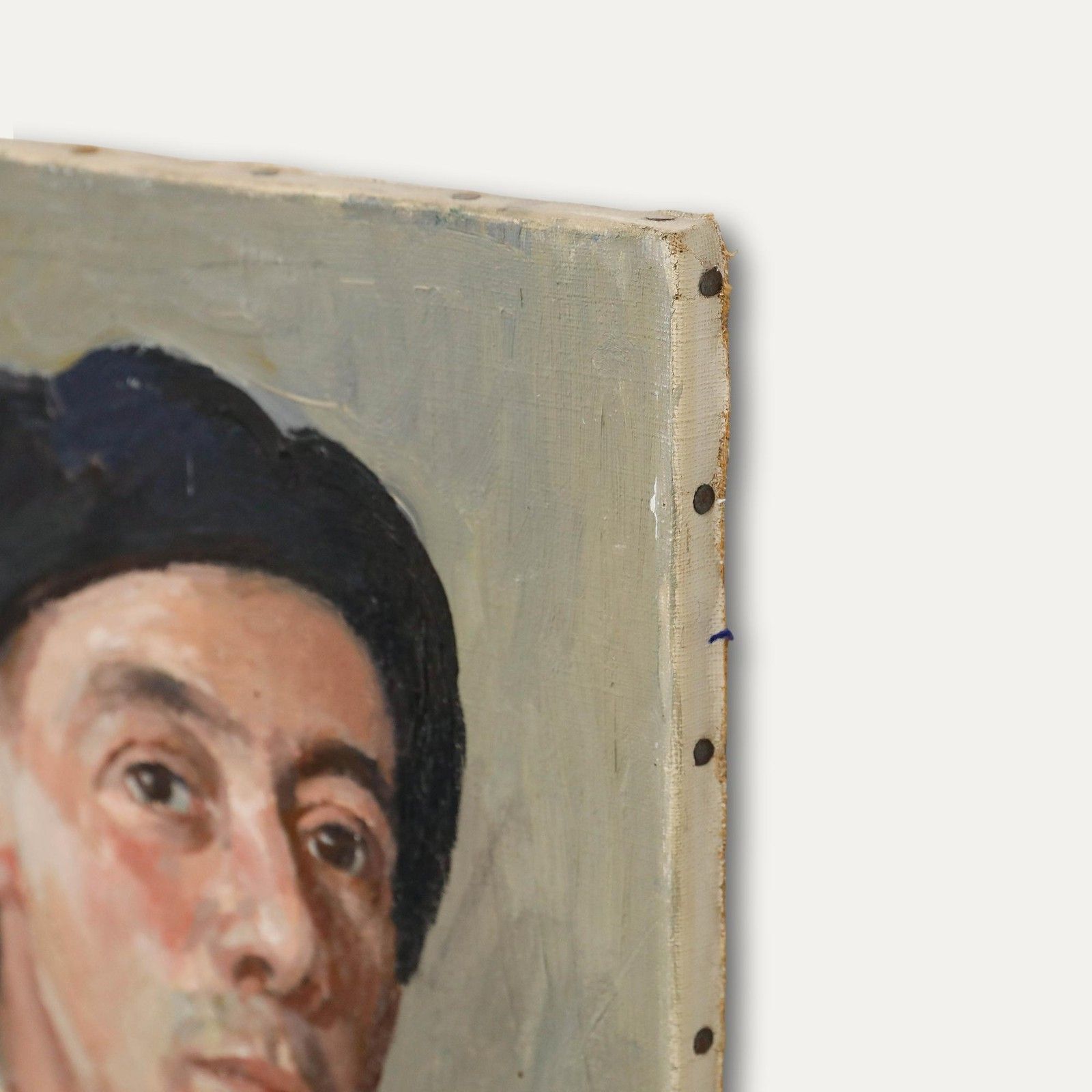 Max Wulfart (1876 1955) Mid 20th Century Oil, Portrait Of A Basque Man photo buy