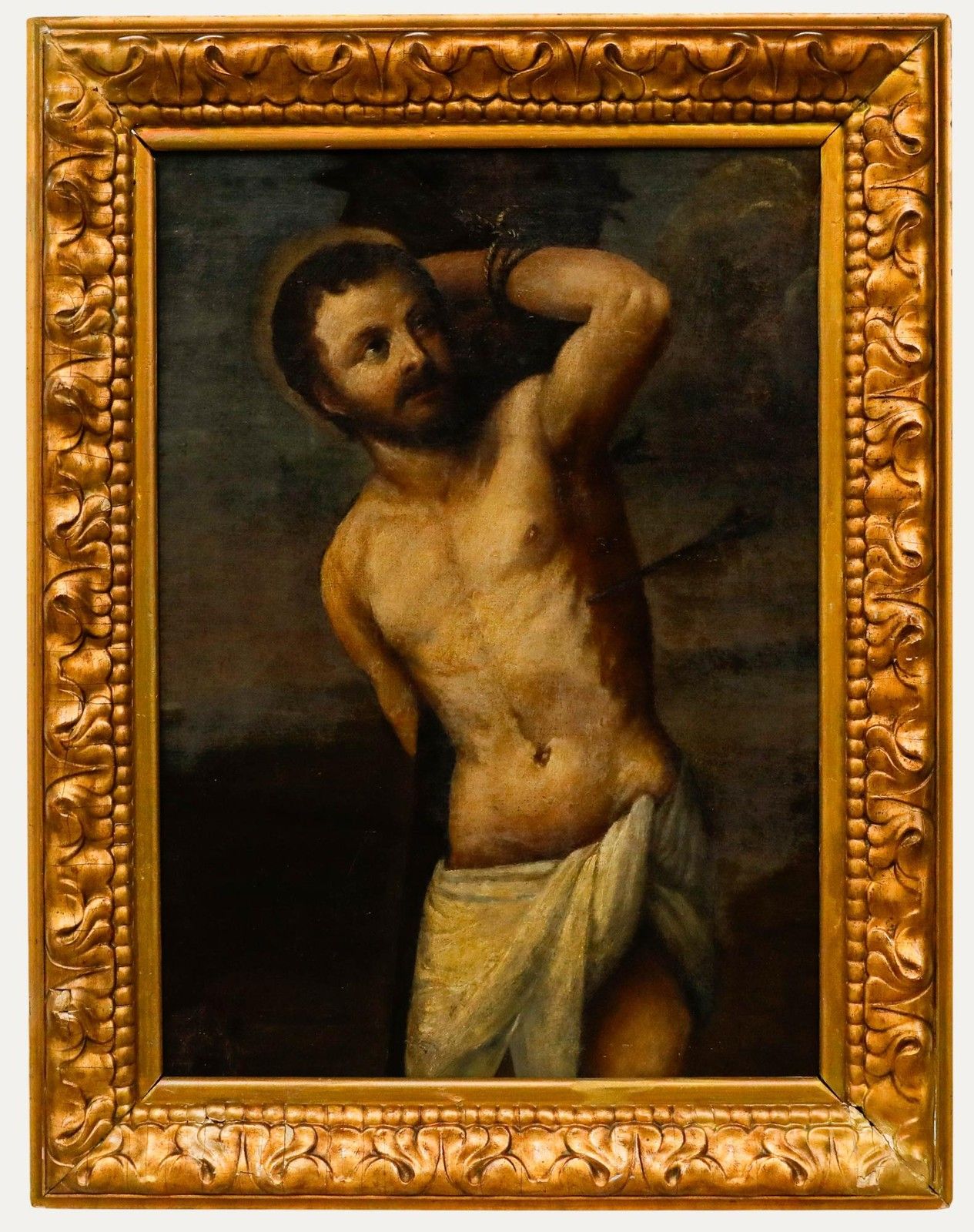 Circle Of Johann Heinrich Roos (1631 1685) 17th Century Oil, Saint Sebastian