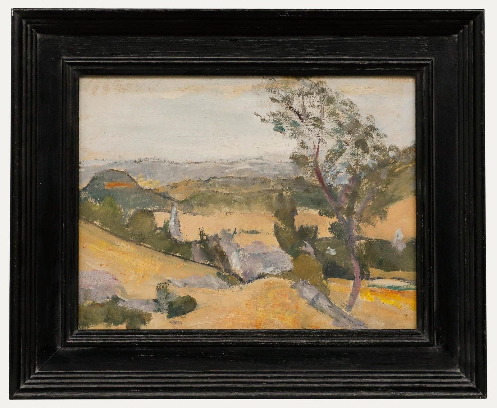 Cecile Hertz Eyrolles (1875 1974) Framed Mid 20th Century Oil, Golden Valley