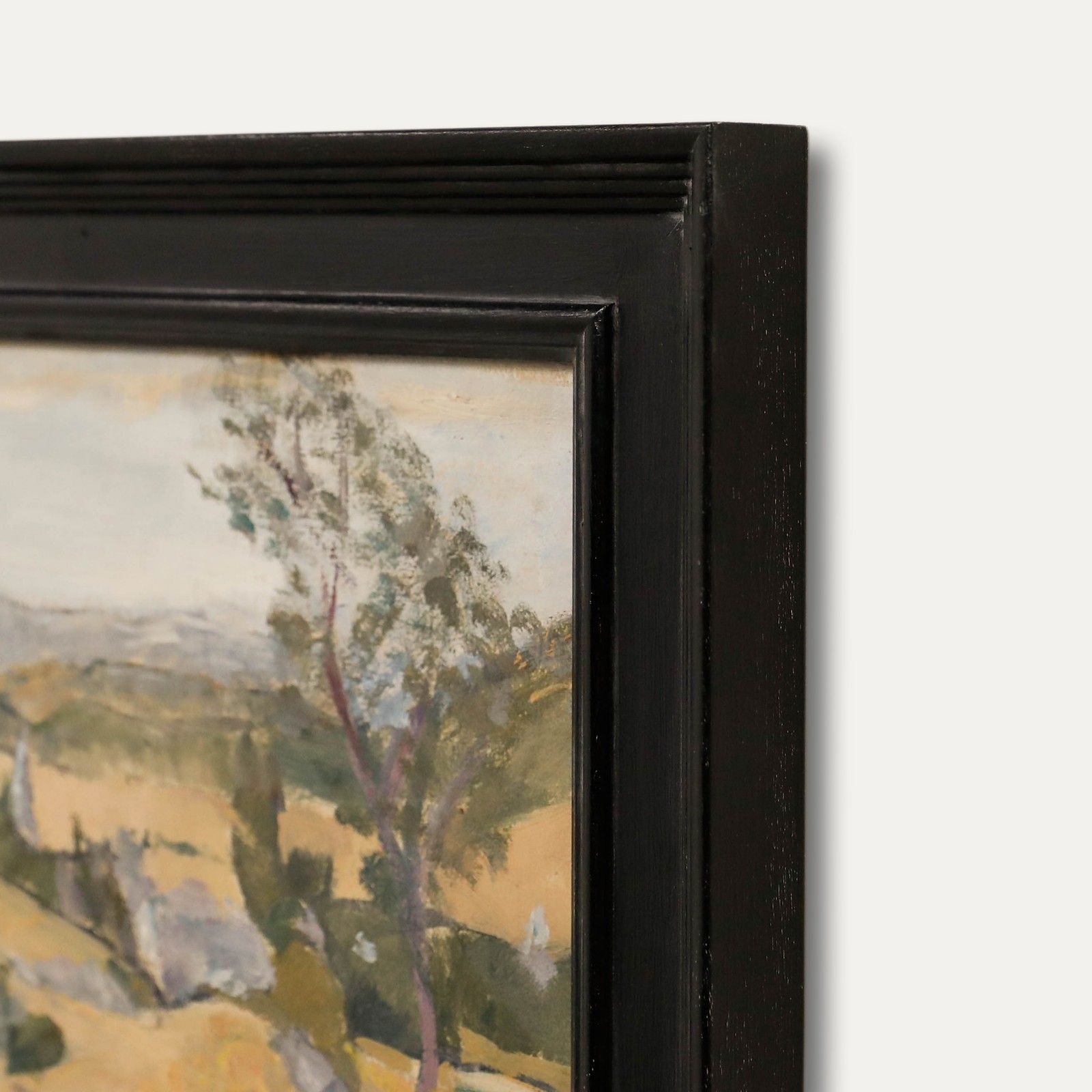 Cecile Hertz Eyrolles (1875 1974) Framed Mid 20th Century Oil, Golden Valley photo vinterior
