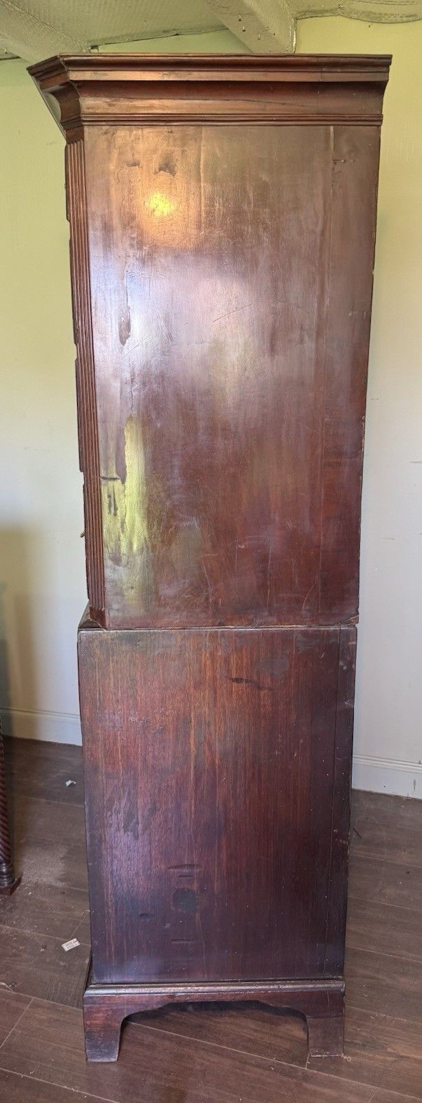 photo furniture George III Mahogany Chest On Chest Secretaire Tallboy