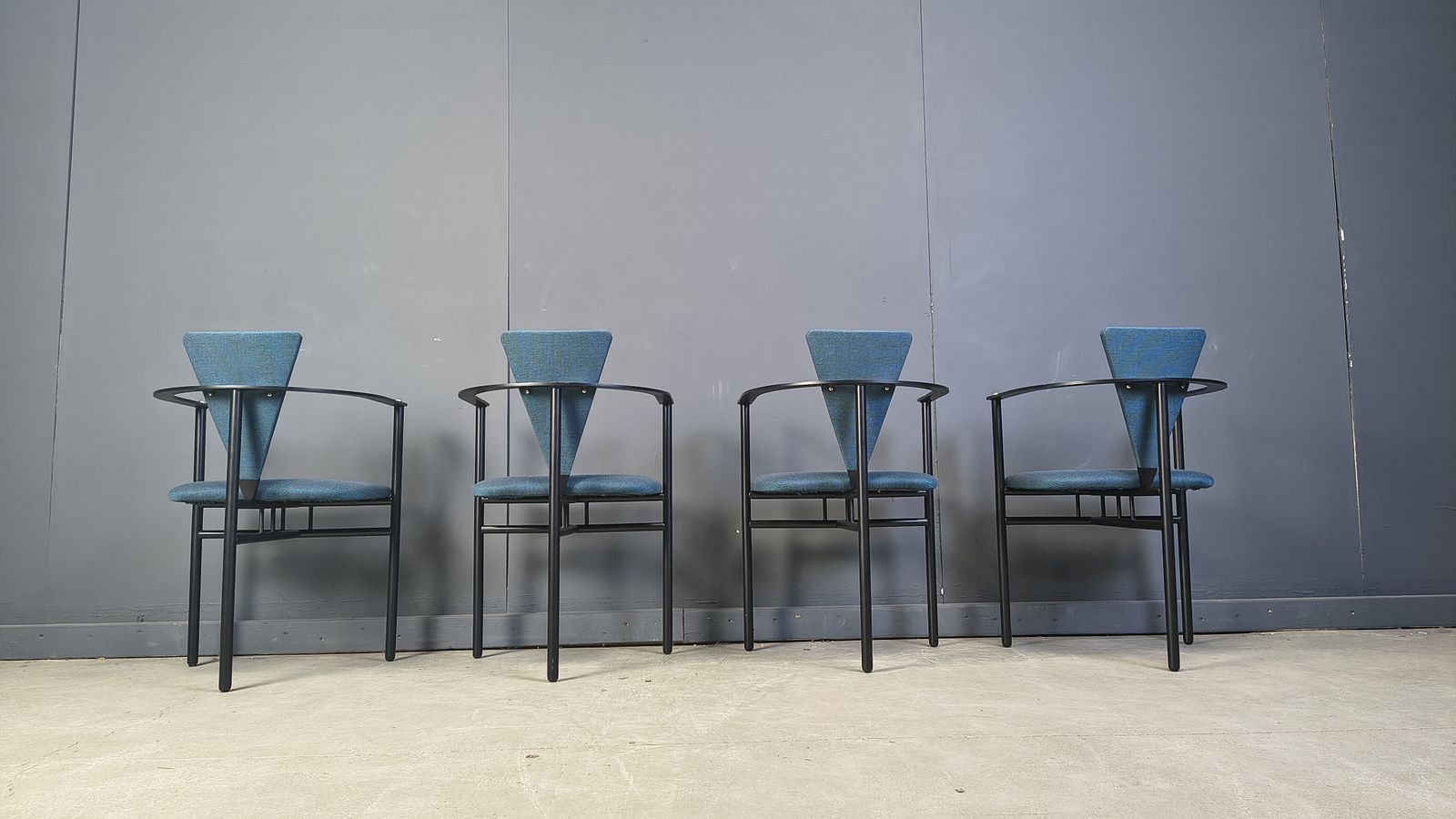 Vintage Dining Chairs By Belgo Chrom, Set Of 4   1980s photo 850.0