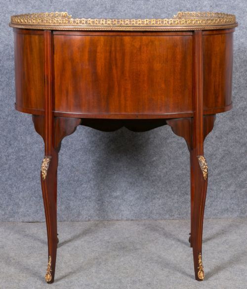 Inlaid Kidney Shaped Lamp End Table photo buy