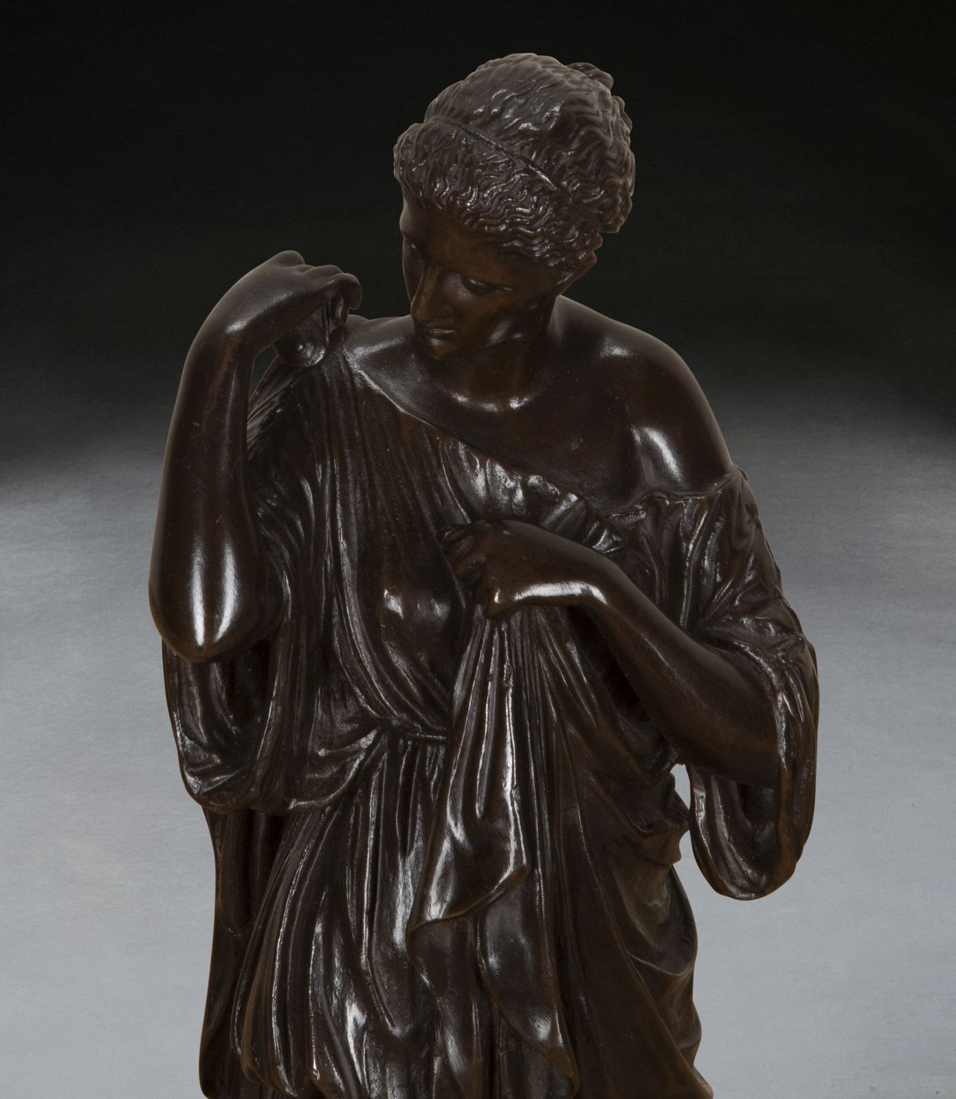 19th Century Grand Tour Bronze Of Diane photo vinterior