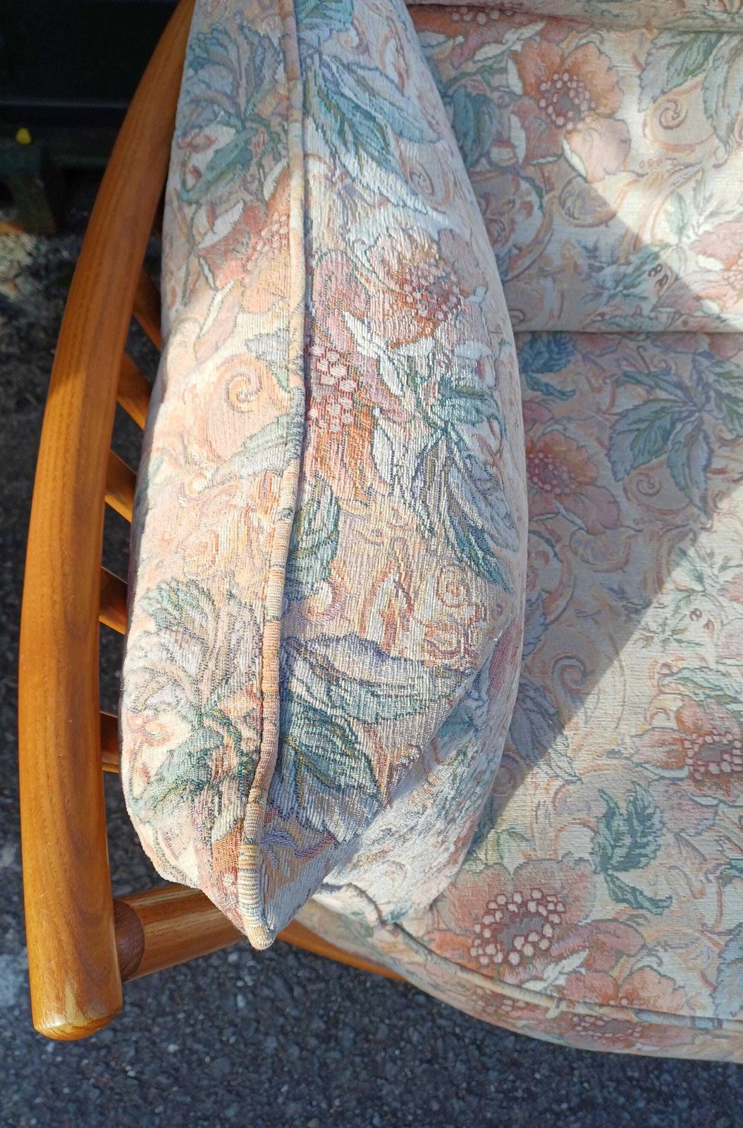 Ercol Renaissance 2 Seat Sofa   Ercol Fabric   Light Finish To Frame   Free Delivery Within 50 Miles, Further Afield "At Cost". photo furniture