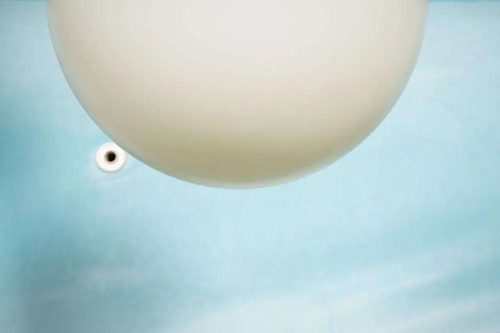 Space Age Xl Bollamp Raak 70s, Minimalist Globe Pendant. photo vintage