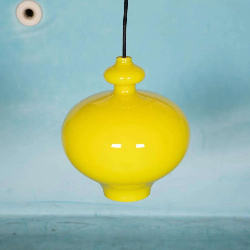 Vintage Glazen Hanglamp Hans Agne Jakobsson. photo furniture