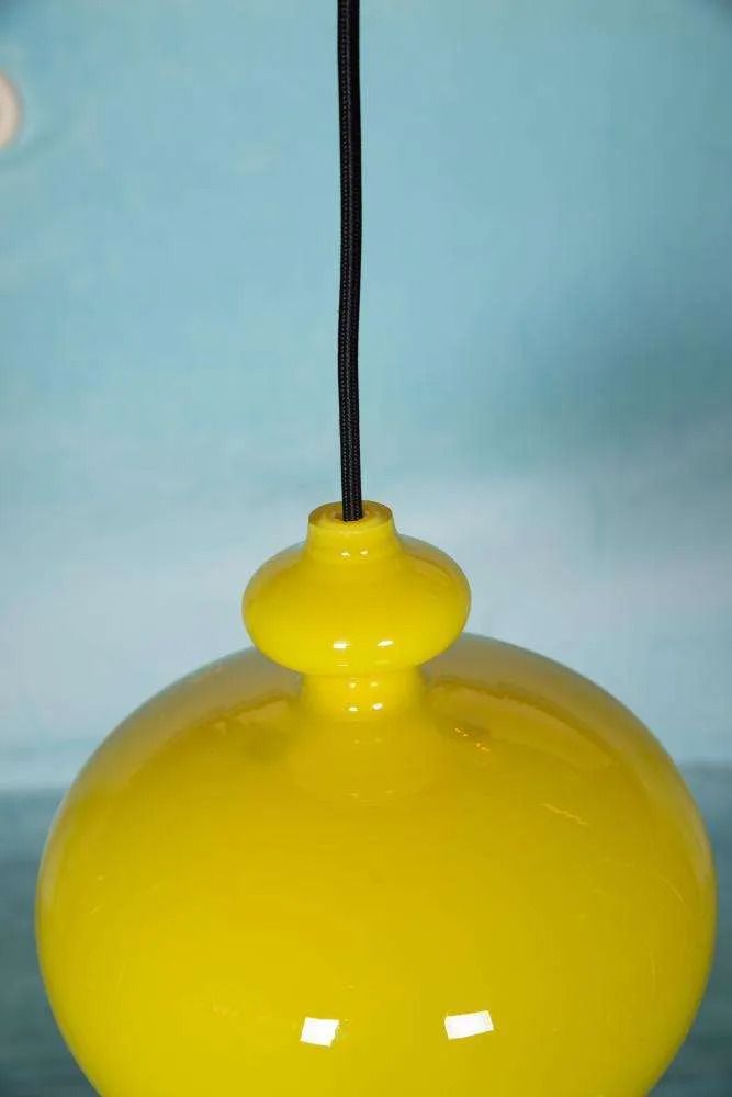 Vintage Glazen Hanglamp Hans Agne Jakobsson. photo 495.0