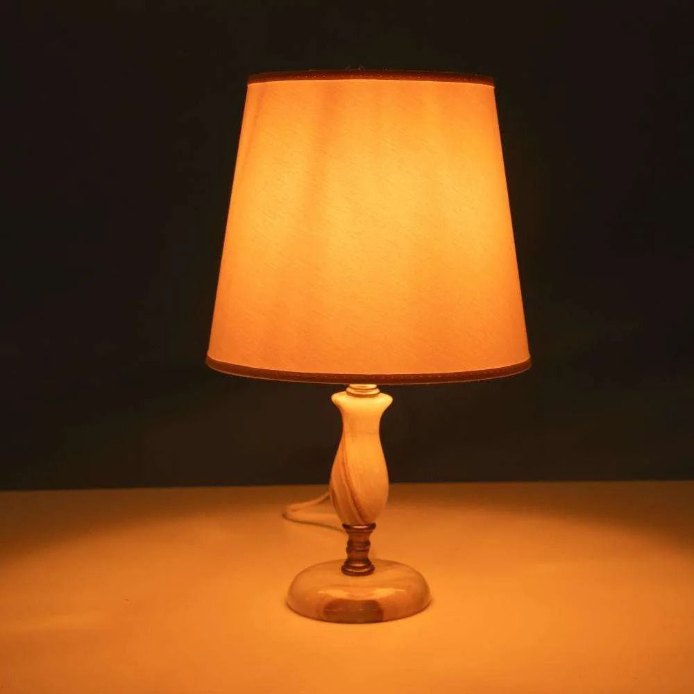 Boheemse Tafellamp Jaren 60/70, Regency Onyx Messing Tafellamp. photo vintage