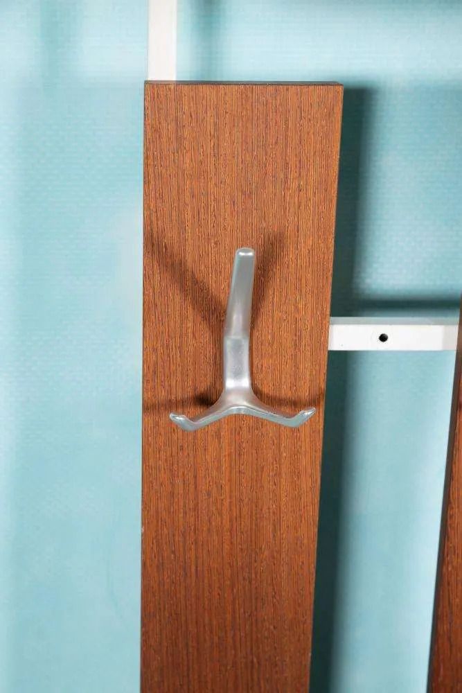 Vintage Hardhouten Kapstok, Minimalistische Mid Century Wandkapstok. photo buy