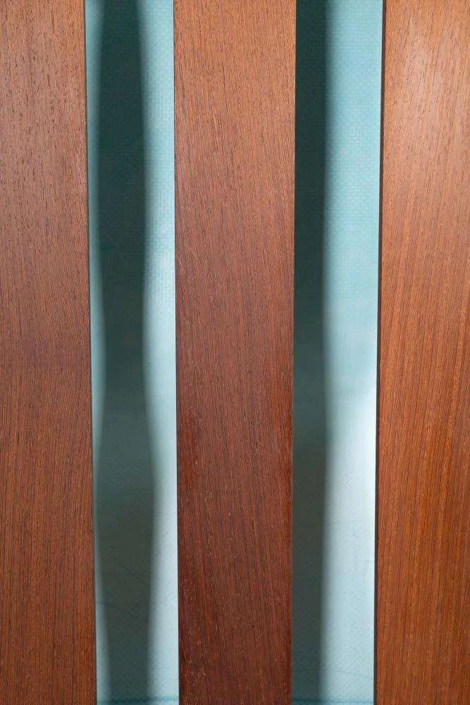 Furniture Vintage Hardhouten Kapstok, Minimalist Midcentury Coat Rack. photo