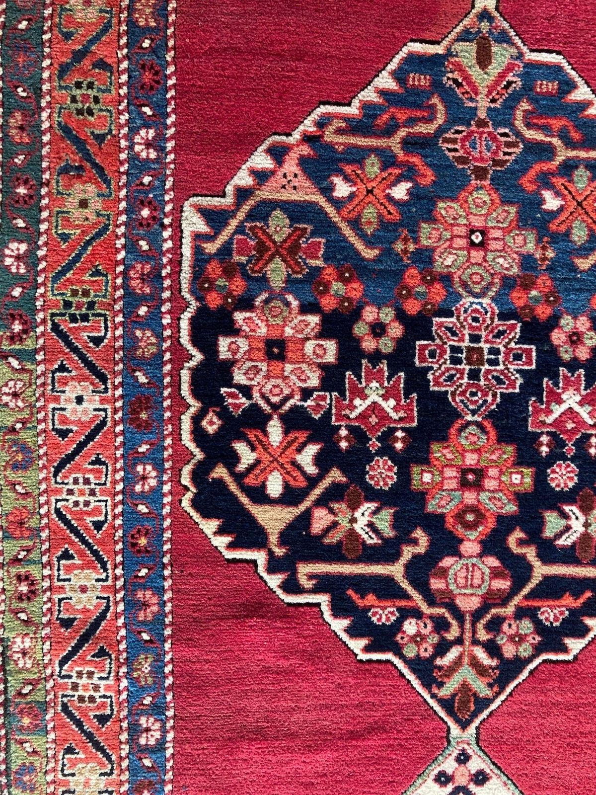 2200.0 Antique Karabagh Long Rug 2.97m X 1.17m photo