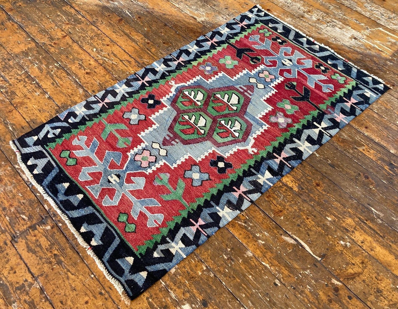 Vintage Anatolian Kilim 1.32m X 0.77m photo 330.0