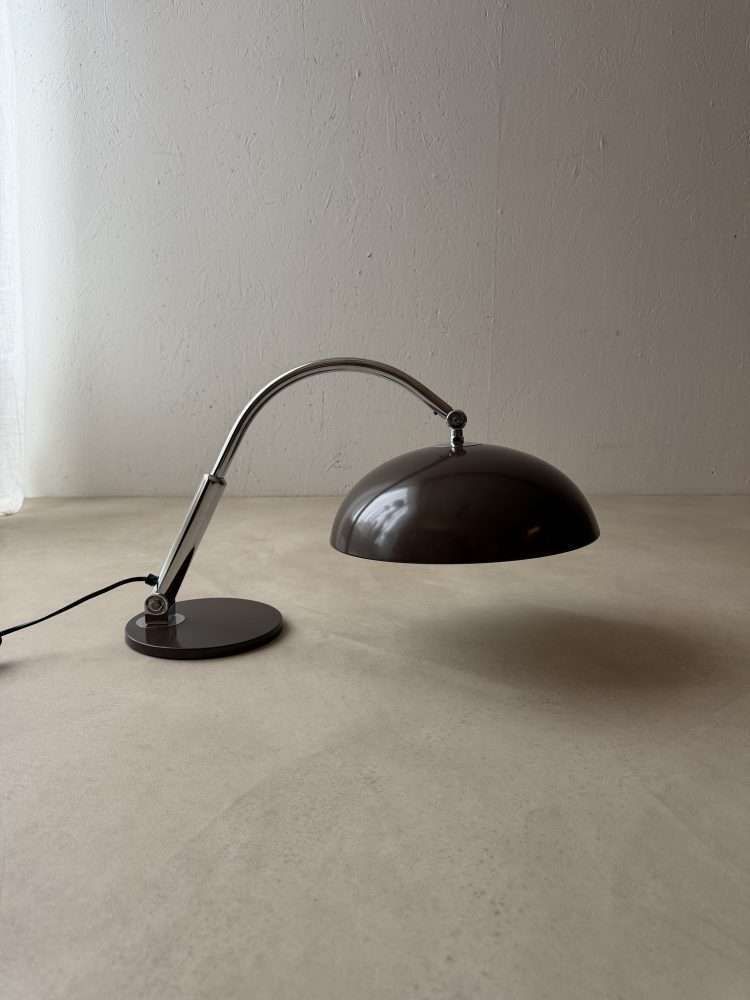 photo for sale Hala Bureaulamp Model 144 Busquet Bronsgekleurd Bruin Jaren 1950