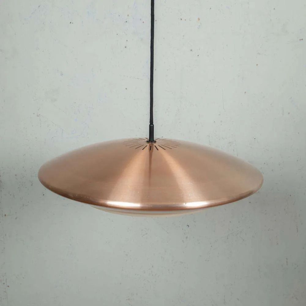 Mid Century Deens Design Hanglamp Jo Hammerborg Diskos. photo for sale