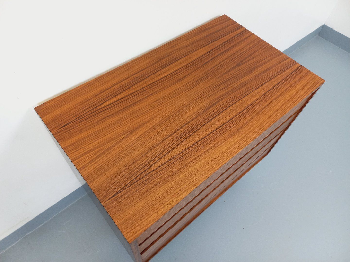 Modernist Scandinavian Chest Of Drawers In Rosewood And Metal photo Furniture