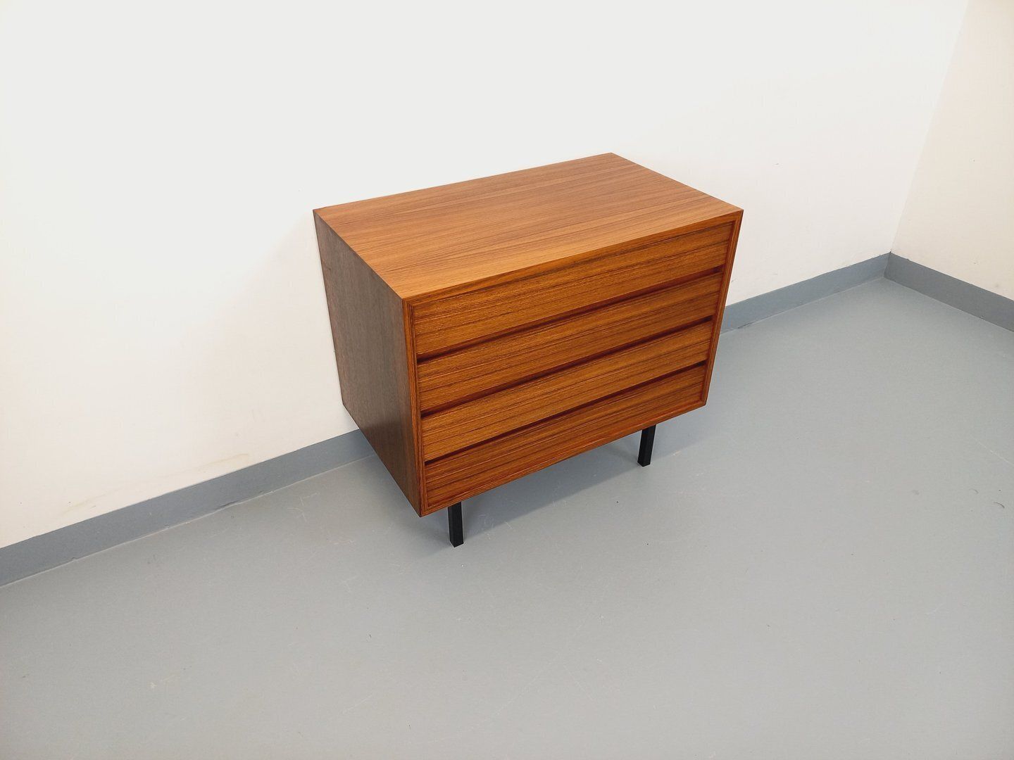 photo buy Modernist Scandinavian Chest Of Drawers In Rosewood And Metal