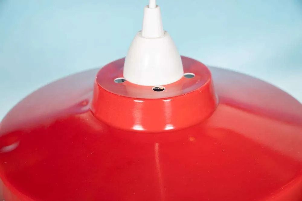 Space Age Seventies Pendant Lamp Sweden, Vintage Glass Pendant. photo 147.0