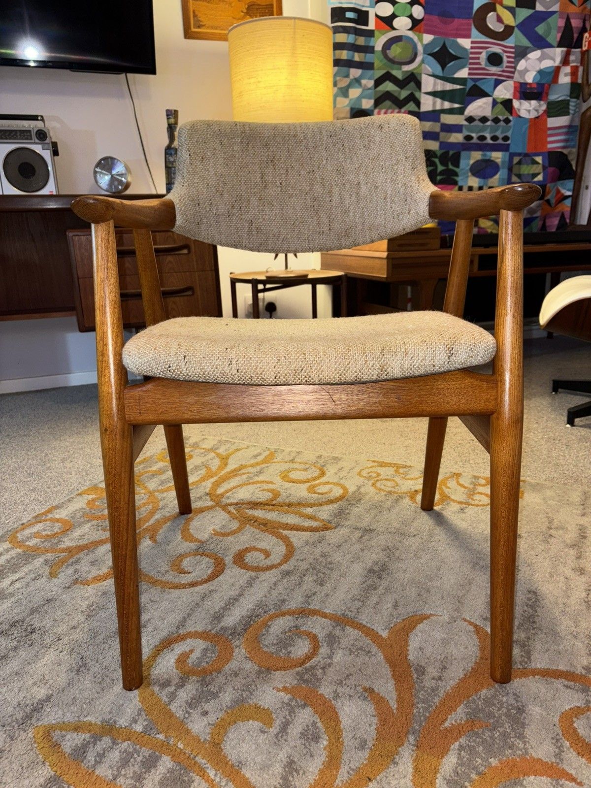 Furniture Mid Century Danish Teak Glostrup Dining/Desk Armchair G Plan Era Retro Mcm photo