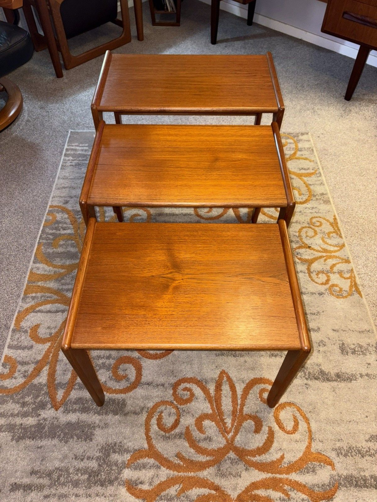 photo buy Mid Century Danish Salin Teak Nest Of Tables G Plan Era  Retro Vintage