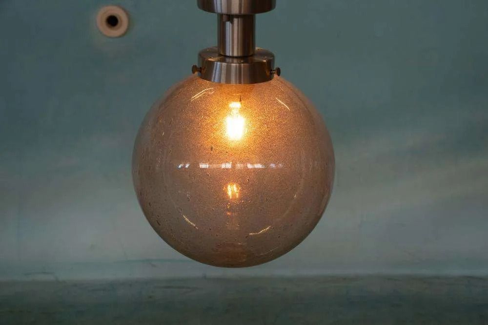 194.0 Space Age 60s/70s Ball Lamp Teardrops photo