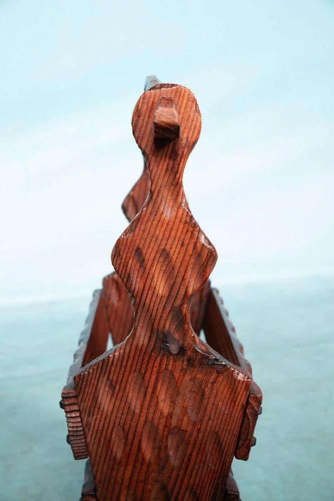 Spanish Reading Rack 1970s, Carved Brutalist Magazine Rack. photo Home Decor